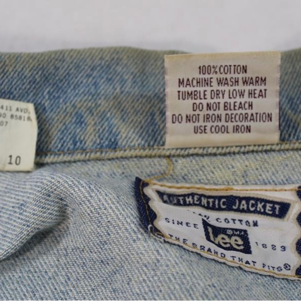 Vintage Large Hard Rock Cafe Lee Jean Jacket - Picture 6 of 12